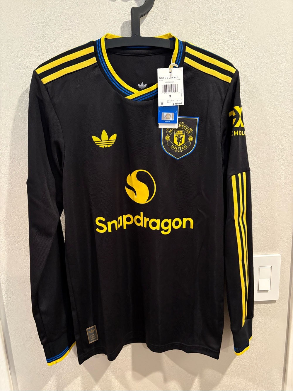 Adidas Originals Manchester United 25/26 Authentic Third Jersey Men’s Size S NWT